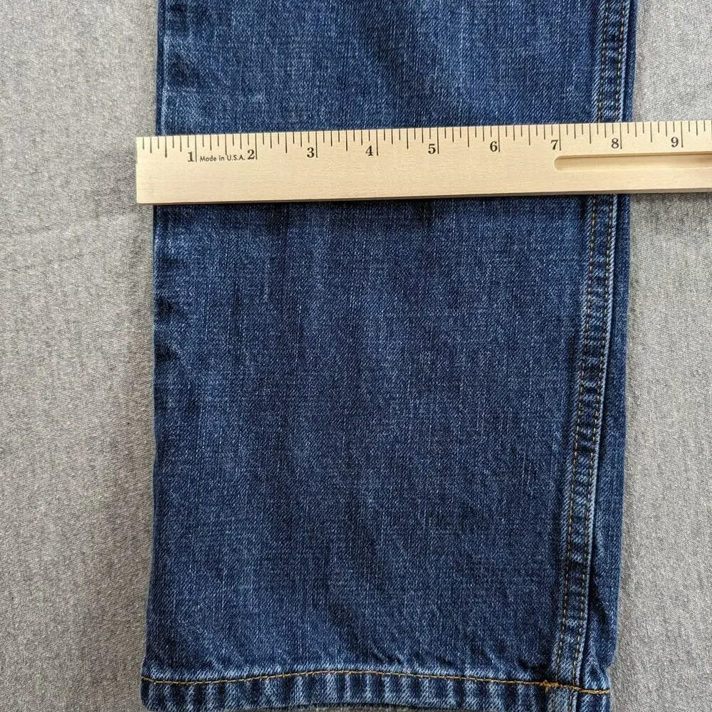 Y2K Tommy Hilfiger Jeans Mens 32 x 30 Blue Denim Straight Leg Preppy Office Work